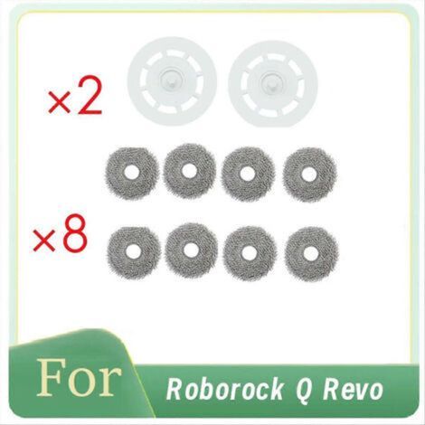 Packung mit 10 Ersatzreinigungstüchern für Roborock Q Revo / P10 / A7400RR Saugroboter