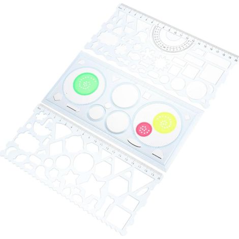 Pochoirs géométriques iplusmile, ensemble de 3, pour le (1/5)