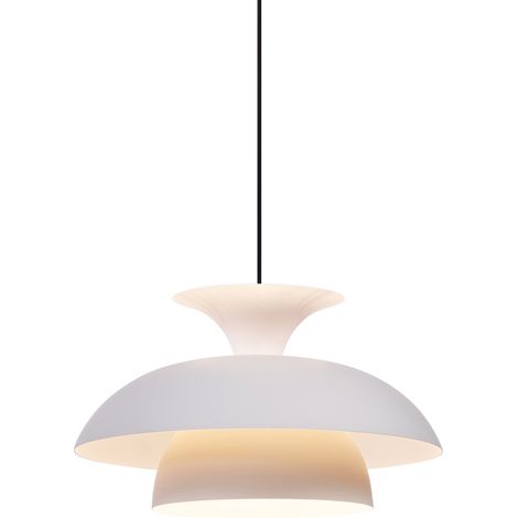 Scandinavian Pendant Lamp Beige with White Interior - Titus (1/5)