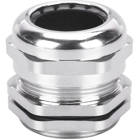 10Pcs Presse-étoupe PG9, Presse-étoupe étanche en laiton nickelé, IP68 Connecteurs ajustables, connecteurs de cordon avec joints et contre-écrous 5-10mm de diamètre (1/5)