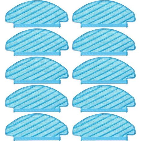 (10 Pièces) N10 Tampons de Vadrouille Lavables et réutilisables pour Aspirateur ECOVACS DEEBOT OZMO N10/ N10 Plus/ T8/ T8+/ T8 AIV-NANOTEH (1/5)