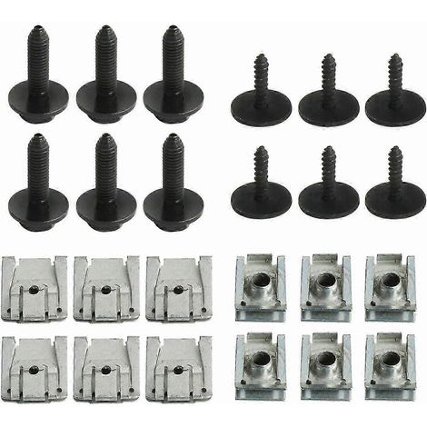 24 clips de fixation pour cache-moteur (vis incluses) pour Mercedes-Benz Classe C W203 W204 CL203 (1/5)