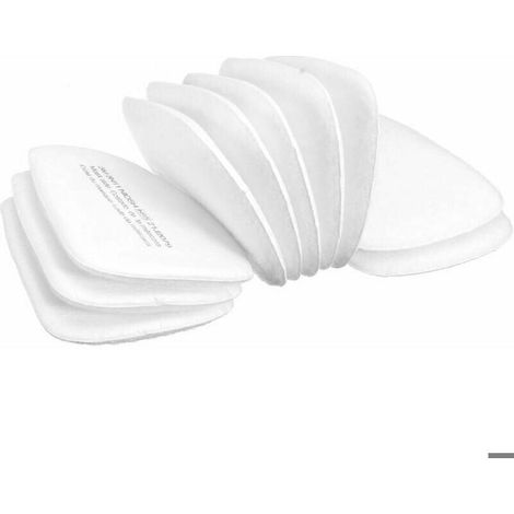 30pcs Filtre À Cartouche Masque De Coton Rechange pour Particules, Coton Anti Poussière (1/4)