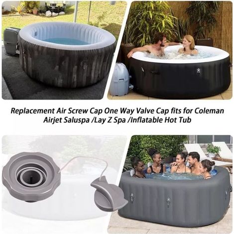 Ventilkappe für Bestway Airjet Saluspa Lay-Z aufblasbaren Whirlpool, Lay-Z-Spa Duraplus Aufblasschraube, Referenznummer P05767 (1/5)