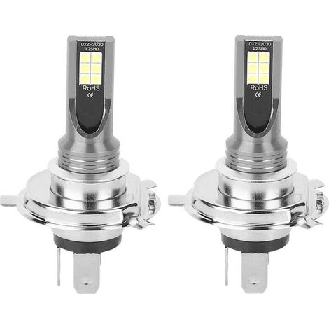 2 pièces de lampe de brouillard avant LED 3030‑12LED 24W pour voiture, moto, support H4,de DEBUNS (1/5)