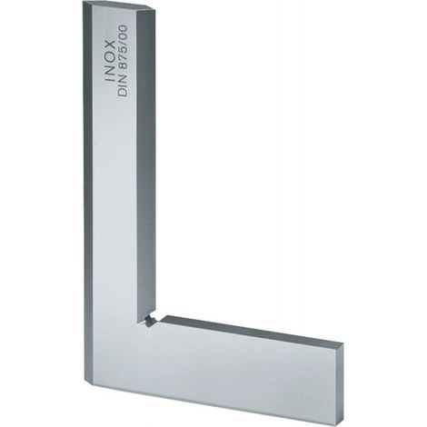 Escuadra de canto agudo de precisión75x50mm, INOX (1/3)