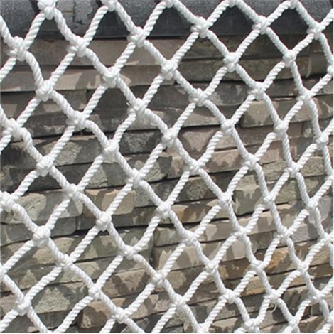 Rete di sicurezza in nylon, rete di protezione anticaduta, corda resistente e durevole per finestre e balconi, previene le cadute, rete antistrappo, recinzione decorativa (1x6 m)