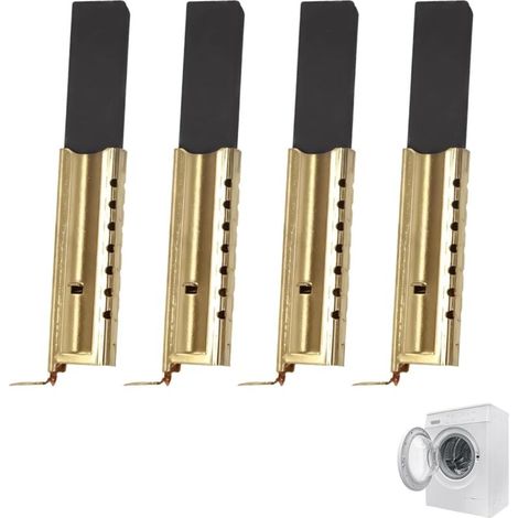 Balais de charbon L94MF7 pour lave-linge, compatibles avec différents modèles de moteurs de lave-linge, pour la réparation des moteurs intermittents et des freins électriques, 5 x 13,5 x 39,6 mm (1/5)