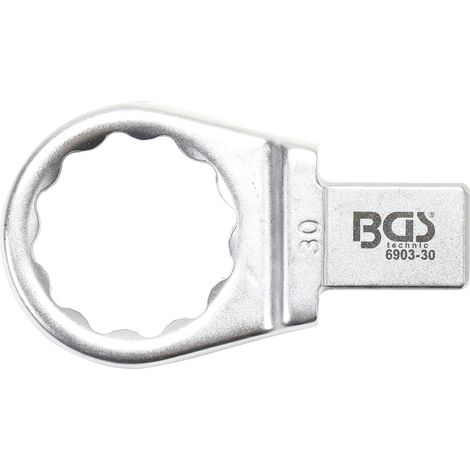 BGS Einsteck-Ringschlüssel 6903-30, 30 mm, Aufnahme 14 x 18