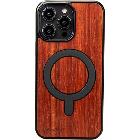 Bewood Holzhülle für iPhone 15 Pro Max aus Padouk mit MagSafe (1/3)
