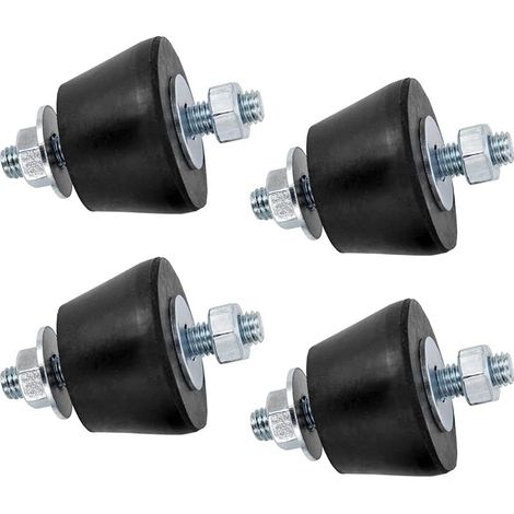 amortisseurs de vibrations de climatiseurs Pieds anti-vibrations de climatiseur split pour fixation antivibratoires amortisseurs support mural en caoutchouc amortisseur de vibrations (1/5)