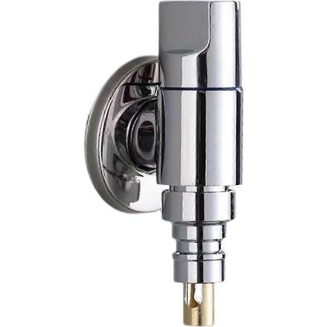 Robinet d'eau froide mural avec raccord pour tube de 1/4 pouce pour accessoires de cuisine et d'extérieur (1/5)