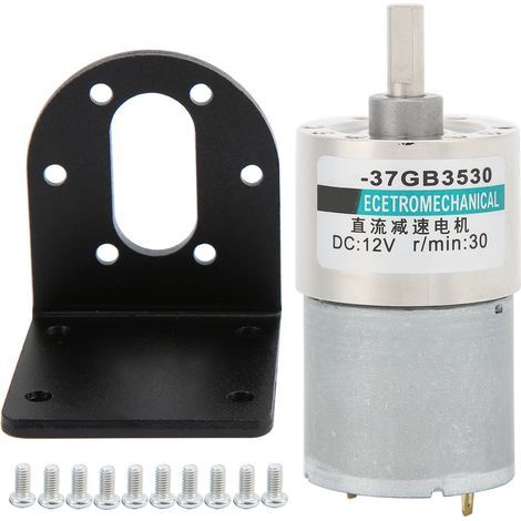 12V DC Mikrogetriebemotor, niedrige Drehzahl, hohes Drehmoment, Permanentmagnet, XD37GB3530 Unterstützung (30 U/min) (1/5)