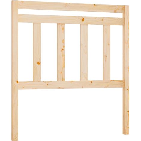 Maison Exclusive - Testiera per Letto 106x4x100 cm in Legno Massello di Pino