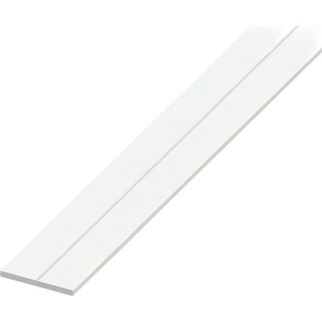 Alfer aluminium flacheisen 23,5x2mm länge 1m weiß - 21850 (1/2)