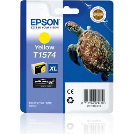Tinta original epson t1574 amarillo c13t15744010 25.9ml