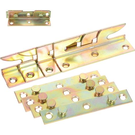 Supports de Gancho pour Marco Cama Metal Bisagras Cabecero 4 (1/5)