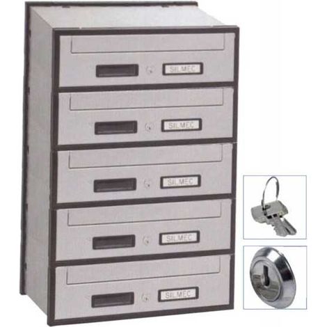 Archivador Oriz 5P Acc Silver 5B1-501 Silmec