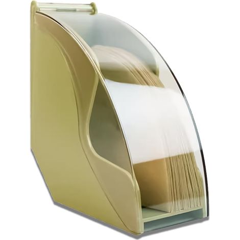 Porte-filtre à café, boîte distributrice de papier avec couvercle étanche à la poussière et couvercle étanche pour 200 filtres à café (1/5)