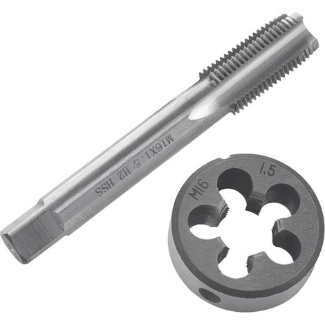 Taraud M16 x 1,5 mm HSS - Taraud et filières - Filetage à droite - Filetage fin - Taraud droit