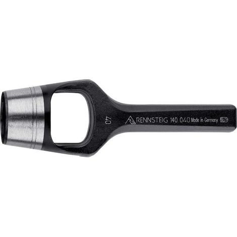 [NEUWERTIG] B-Ware Rennsteig Werkzeuge Henkellocheisen Ausstanzer 40 mm Gummi Leder Filz (1/2)