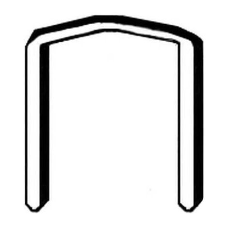 4 000 Agrafes Fb-12 - Galvanisées - 11.6x12x0.5x1.25 mm - D-Work (1/3)