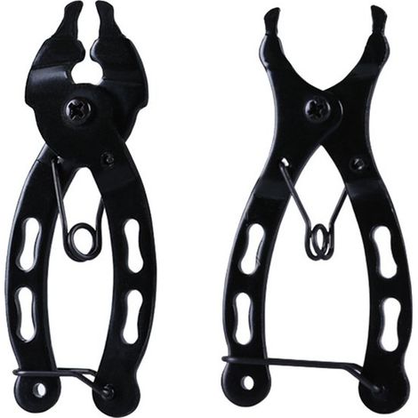 Pinza per catena da bicicletta in due pezzi, pinza per catena, catena mancante, pinza 2 in 1 apribile e chiudibile, facile da usare, estrattore catena/attrezzo per catena da bicicletta (1/5)