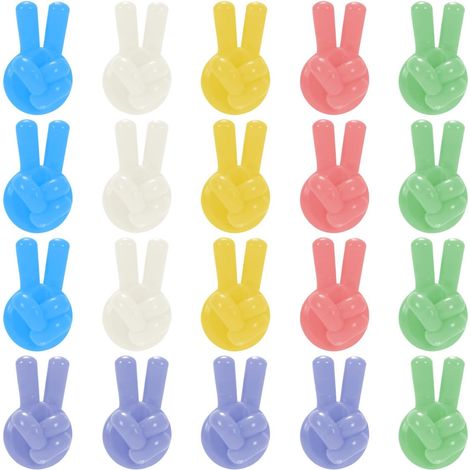 Sollbry Paquete de 42 ganchos de pared autoadhesivos para el hogar y la oficina, clips para cables, organizadores de cables, clips para ordenar cables para el hogar, la oficina, el automóvil, idea de  (1/5)