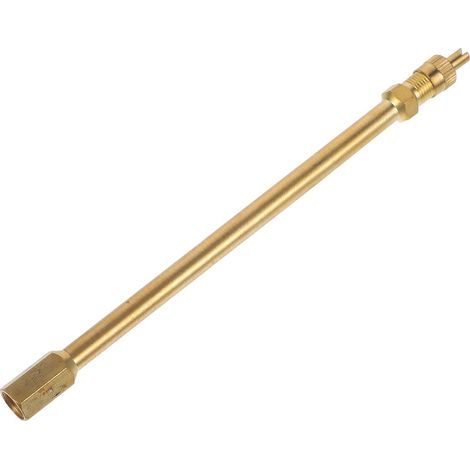 Rallonge de Valve de Pneu en Laiton Or pour Voitures et Camions, Simplifie le Gonflage Fixation, Accessoire Pratique pour Valve de Voiture (1/5)