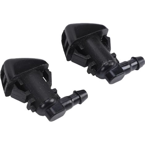 Front Windshield Washer Nozzles, 2-Piece Single Jet Nozzle Kit with Original Interface, for 2005-2016 Chevy Malibu 2005-2013, G6 2005-2010 and Aura 20 (1/5)
