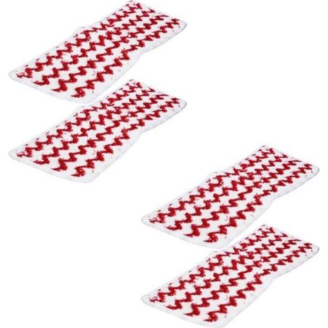 Recharges pour balai vapeur VILEDA Steam XXL - 4 pièces - microfibres de haute qualité (1/3)