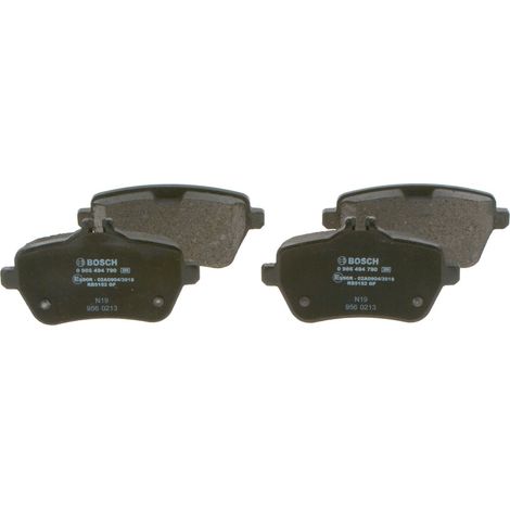 Jeu de garniture de frein à disque  arrière - 0986494790 - BOSCH (1/3)