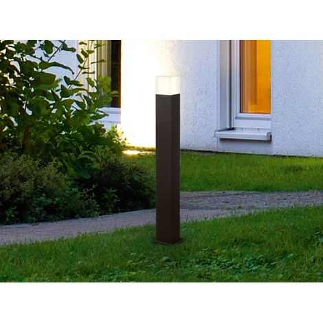 LED Pollerleuchte HUDSON in Anthrazit Höhe 80cm IP44 - Außenleuchte Wegeleuchte