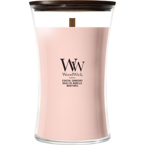 Bougie parfumée  Grande bougie sablier  Baies de morelle maritimes  Cadeaux parfaits pour femmes (1/5)