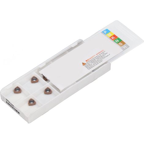 10-teiliges Set Wendeschneidplatten aus Hartmetall für Dreh- und Fräsmaschinen (CNC) als Ersatzteil für WCMX030208FN (1/5)