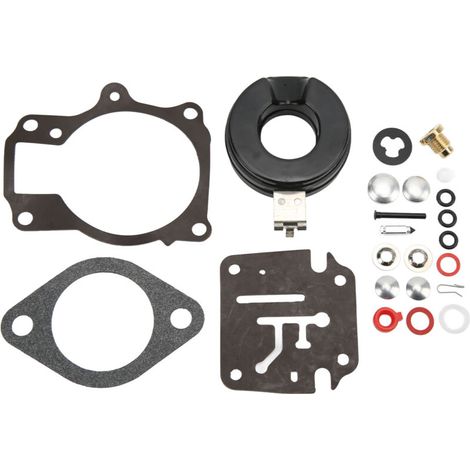Kit de reparación de carburador para motor fueraborda de 22 piezas/juegos, número de pieza 398729, repuesto para Johnson 18-75HP-Crezuo (1/4)