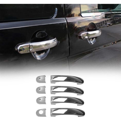 OMAC Couverture Poignée de porte Compatible avec VW Caravelle T5 2003-2015 3 Portes Acier 8Pcs