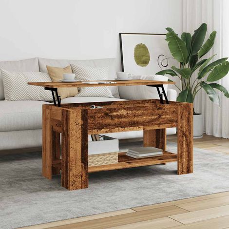 Maison Exclusive - Table basse vieux bois 101x49x52 cm bois d'ingénierie
