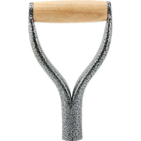 Manche en Y pour pelle à neige, pelles de jardin, râteaux et outils de creusement (argent) (1/5)