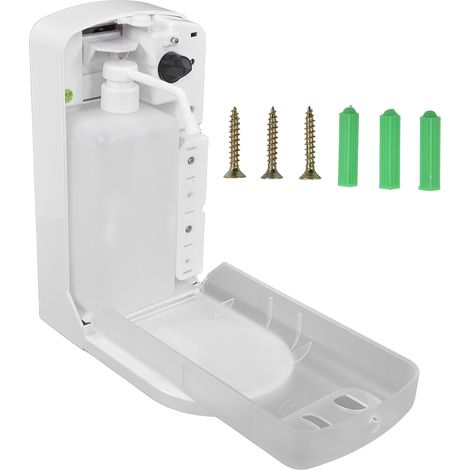 Distributeur de savon automatique 1000ml à induction infrarouge, installation murale ou sur plan de travail (1/5)
