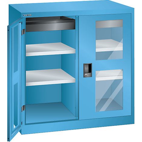 LISTA, Armoire à portes battantes avec 2 tablettes, largeur