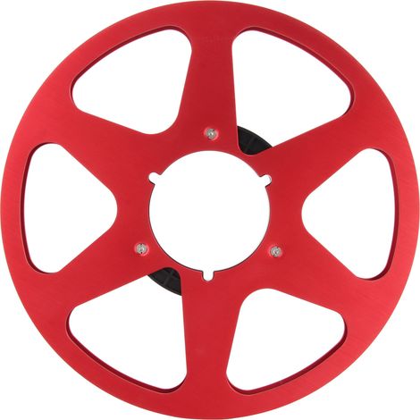 Bobinage vide 10,5 pouces 1/4, 6 trous en alliage d'aluminium rouge, pièce universelle pour machine à bande sonore dérouleur. (1/5)