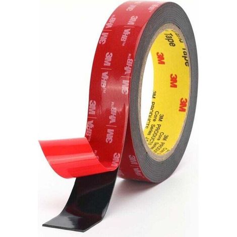 Nastro adesivo biadesivo ad alta resistenza al calore – 25 mm × 3 m, forte e durevole, per uso interno/esterno