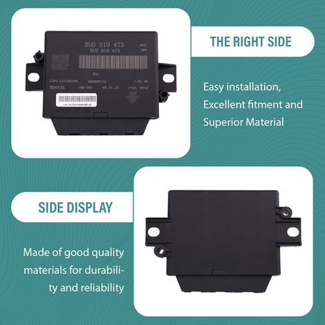 1. Color: Black Material: Plastic New control unit for parking aid 8UD91947--DTEKGAZ (1/5)