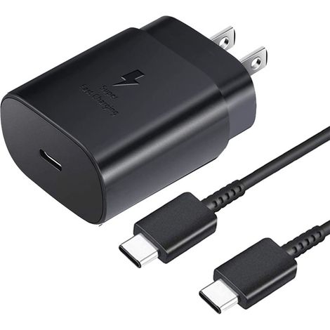 Chargeur USB Type C 25W adaptateur secteur bloc prise pour Samsung S21 S20 câble de charge rapide (1/5)