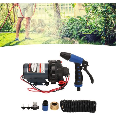 Pompe haute pression, pistolet à eau haute pression, tuyau résistant aux UV, kit de nettoyage, nettoyeur 12 V CC, pompe à eau à haut débit, kit de nettoyage série 51 (1/5)