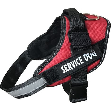 Colliers rouges pour chiens d'assistance conçus pour les chiens de taille moyenne et grande, laisses pour chiens, cages de transport pour animaux, laisses de promenade pour chiens (1/5)