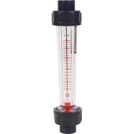 Débitmètre à ludion - flotteur ABS - 25-250L/h - Raccords PVC 20 mm à coller (1/5)