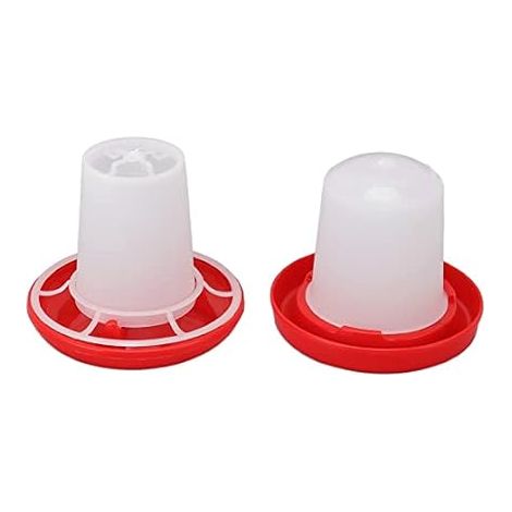 Mangeoire à Poussins, mangeoire à Poussins et Abreuvoir Conception à Manchon Rotatif Robuste pour Poussins (1/5)