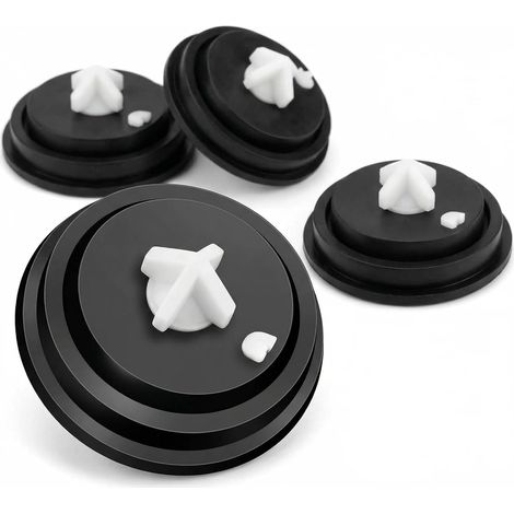 4-teiliges Set: Dichtungsringe für Toilettenspülmembranen, Rückschlagventil-Unterlegscheiben, 27 mm Durchmesser für seitliche oder untere Einlassventile, universelle Ersatzdichtungen für Toilettenrepa